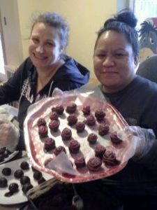 Truffle Making at Interfaith's Family Shelter