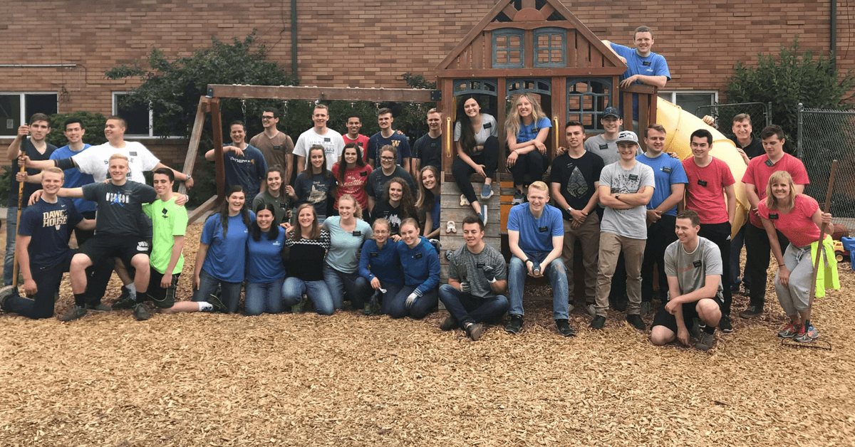 30 volunteers transform Family Shelter gardens and play area!